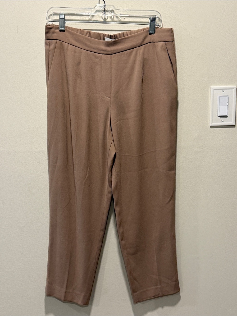 Aritzia Babaton Ankle Straight Leg Pants Bundle Black Taupe Tan Beige Size 10 - Picture 2 of 10